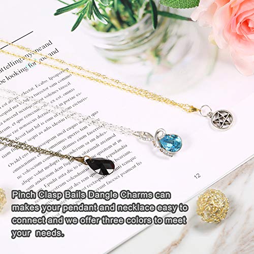 PP OPOUNT 30 Pack Necklace Chains in Gold, Silver and Bronze Plate...
